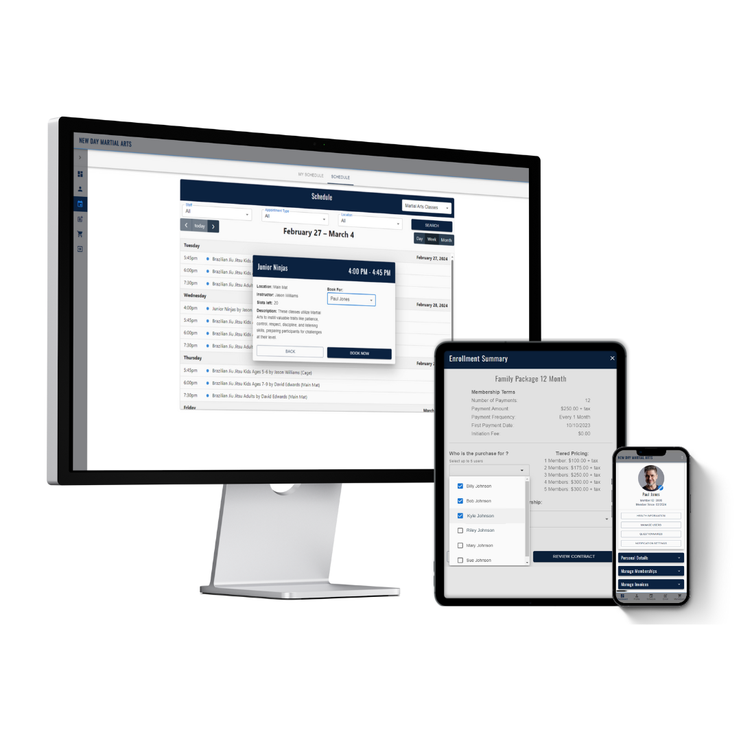 screenshot of Member Solutions